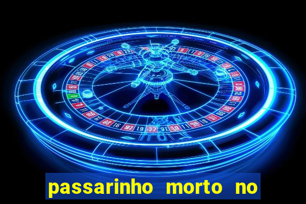 passarinho morto no quintal significado espiritual